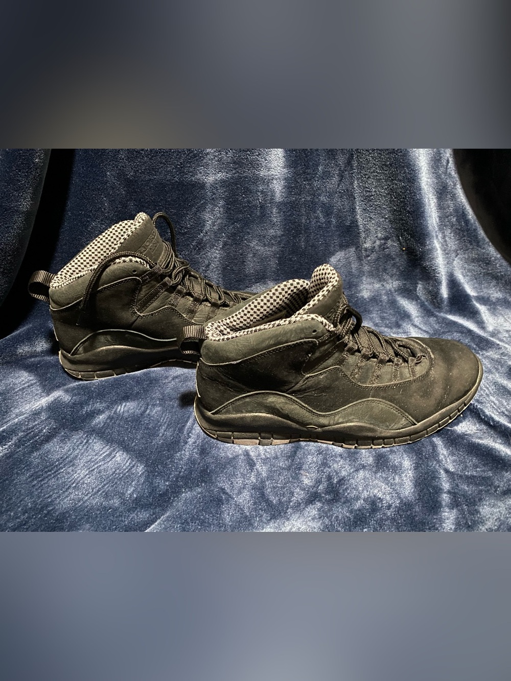 Jordan Men's Black High-Top Suede Boots